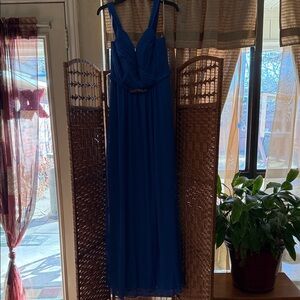 Chic Royal Blue Maxi Dress